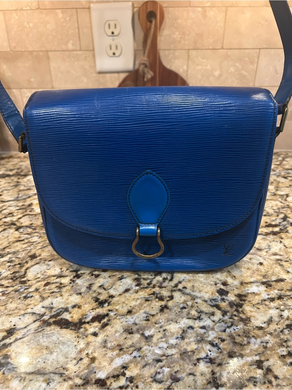Louis Vuitton Saint Cloud gm Epi Blue Leather with coa - Picture 6 of 14